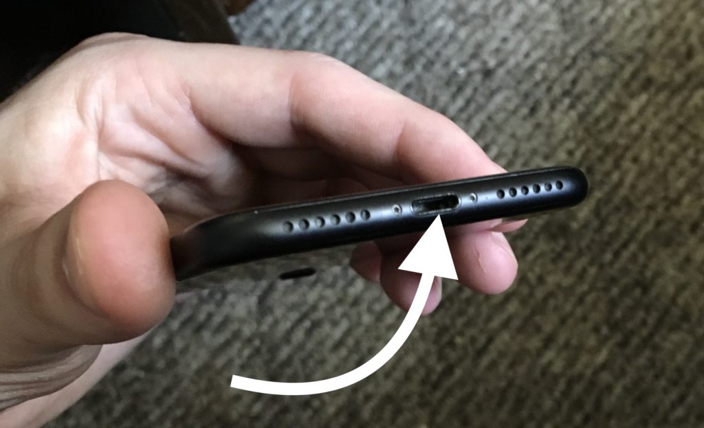 Look For Debris In Your iPhone's Charging Port | UpPhone