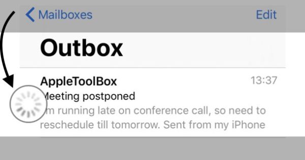 reply emails getting stuck in outbox