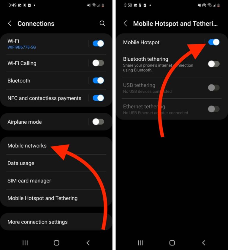 How To Use Mobile Hotspot On Android UpPhone