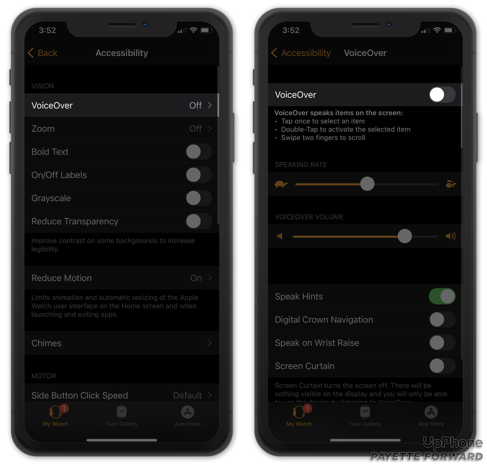 turn off text preview on apple watch