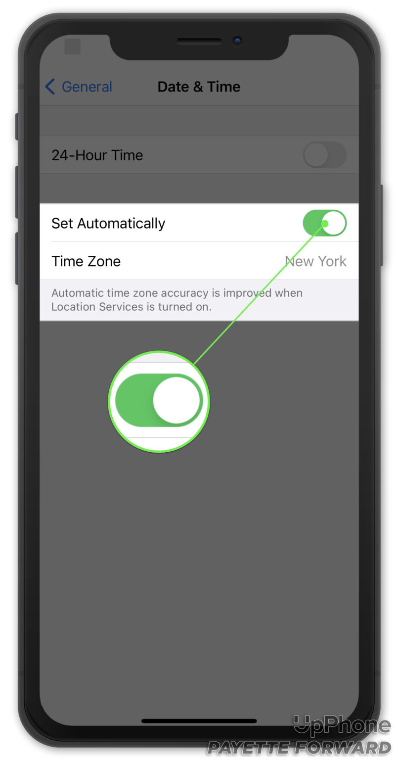 Change The Time Zone On Your IPhone UpPhone