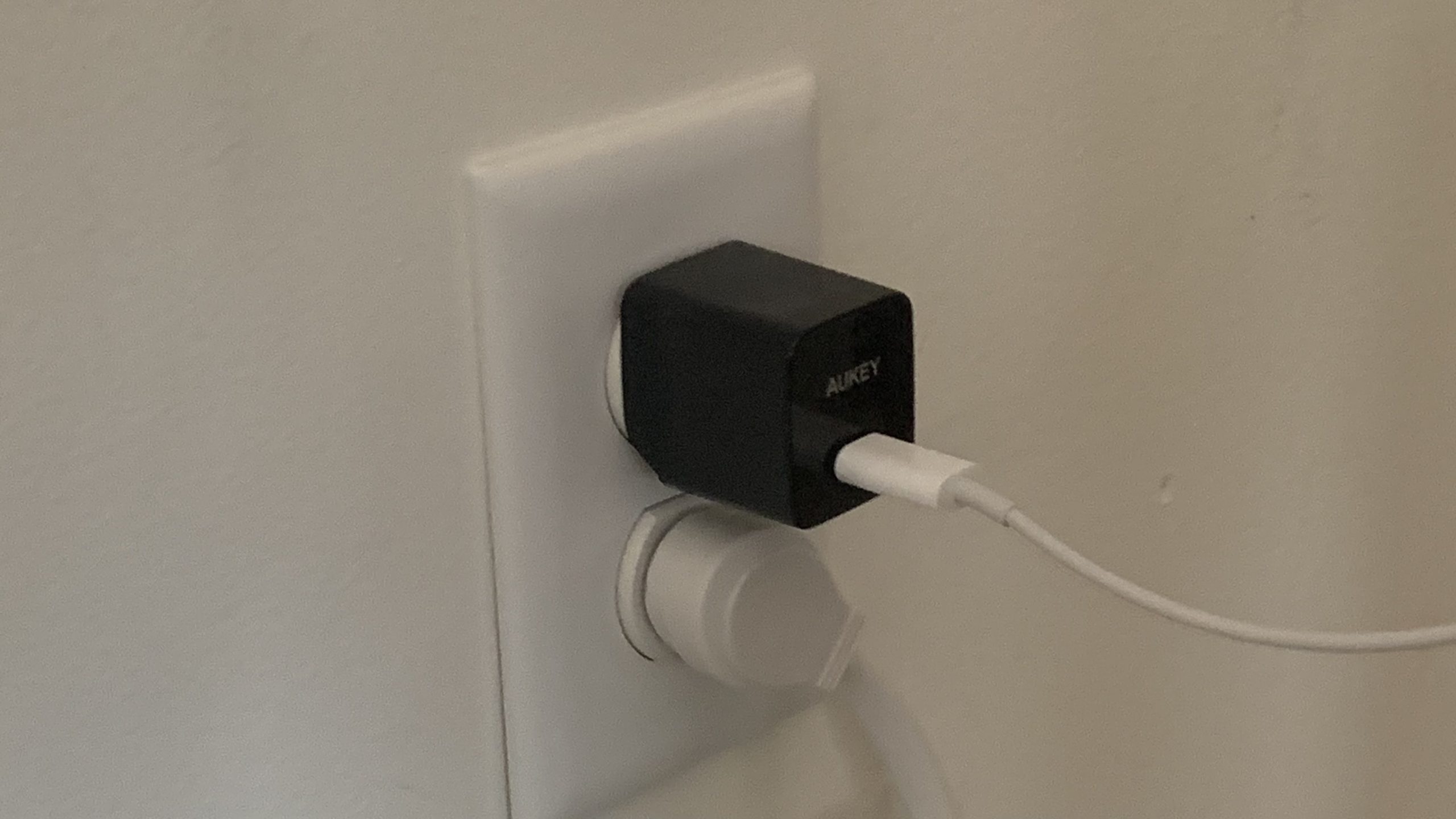 MagSafe Charger Plugged Into Outlet